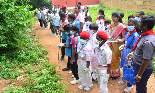 அழகர்மலையில் 25 ஆயிரம் விதைப்பந்துகளை மாணவ-மாணவிகள் தூவினர்