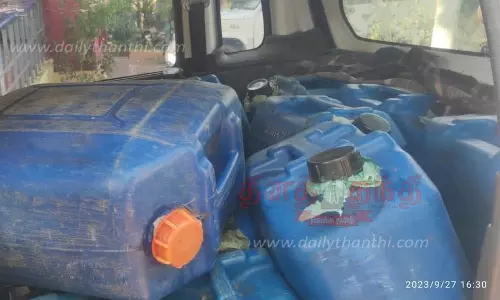 600 லிட்டர் மண்எண்ணெய் பறிமுதல் 600 லிட்டர் மண்எண்ணெய் பறிமுதல்