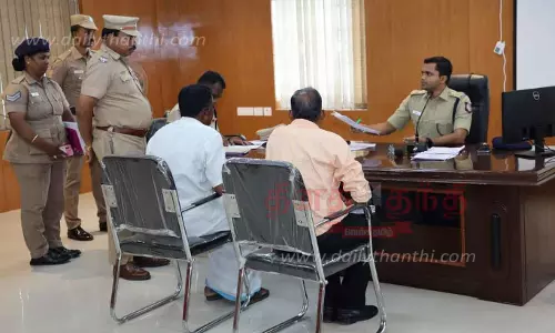 போலீஸ் சூப்பிரண்டு அலுவலகத்தில் மக்கள் குறை தீர்க்கும் கூட்டம்