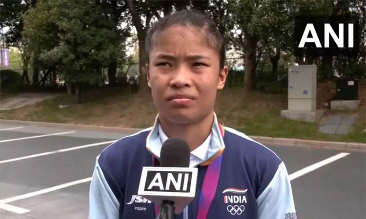 தங்கம் பெற முடியாமல் போனதில் வருத்தம் - ரோஷிபினா தேவி தங்கம் பெற முடியாமல் போனதில் வருத்தம் - ரோஷிபினா தேவி