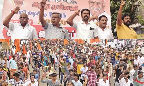 திருப்பூரில் இந்து முன்னணி ஆர்ப்பாட்டம்