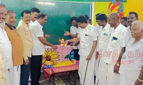 அரசு பள்ளியில் ரூ.30 லட்சத்தில் புதிதாக 2 வகுப்பறைகள்