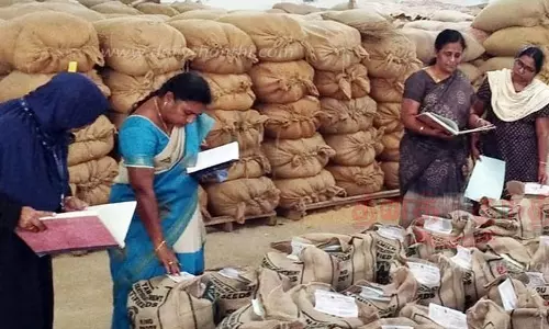 22 டன் நெல் விதைகள் விற்க தடைசுத்திகரிப்பு நிலையத்தில் துணை இயக்குனர் ஆய்வு: