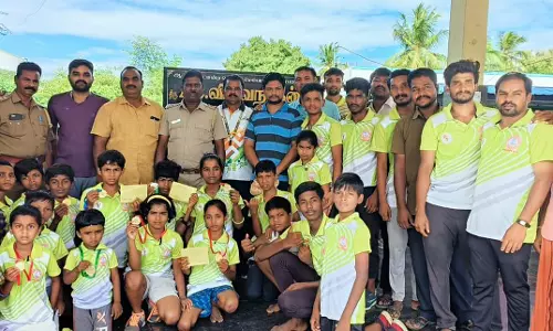 போதை, உலக வெப்பமயமாதல் தடுப்பு விழிப்புணர்வு மினி மாரத்தான்