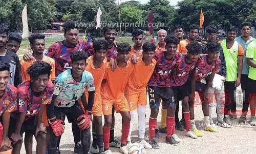 மாநில அளவிலான கால்பந்து போட்டி