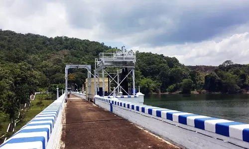 குமரியில் கனமழை:பெருஞ்சாணி அணையின் நீர்மட்டம் ஒரே நாளில் 4 அடி உயர்வு திற்பரப்பு அருவியில் குளிக்க கட்டுப்பாடு