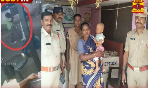 திருப்பதி பேருந்து நிலையத்தில் கடத்தப்பட்ட தமிழகத்தை சேர்ந்த 2 வயது குழந்தை மீட்பு