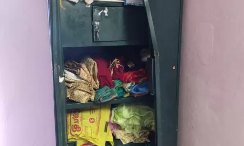 விவசாயி வீட்டின் பூட்டை உடைத்து ரூ.4 லட்சம் நகை-பணம் கொள்ளை