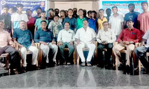 மணிகண்டம் தெற்கு பாகனூர் கிராமத்தில் நாட்டு நலப்பணி திட்ட முகாம்