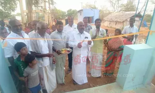 ரூ.20 லட்சத்தில் புதிய மேல்நிலை நீர்த்தேக்க தொட்டி திறப்பு ரூ.20 லட்சத்தில் புதிய மேல்நிலை நீர்த்தேக்க தொட்டி திறப்பு