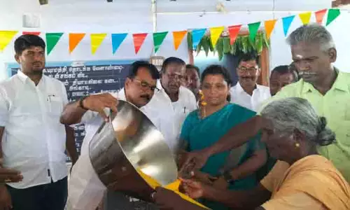 பகுதிநேர ரேஷன் கடை திறப்பு