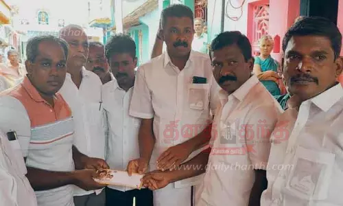 குன்னூர் பஸ் விபத்தில் பலியானவர்கள் குடும்பத்திற்கு தி.மு.க. நிவாரண உதவி