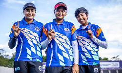 வில்வித்தையில் இந்திய அணிக்கு பதக்கம் உறுதி வில்வித்தையில் இந்திய அணிக்கு பதக்கம் உறுதி