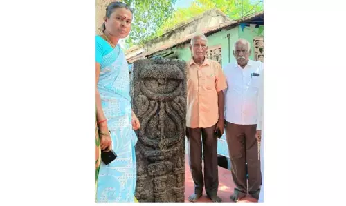 திருக்கோவிலூரில் சோழர்கால தூண் சிற்பம் கண்டெடுப்பு