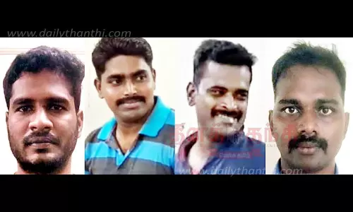 சிறுமிக்கு பாலியல் தொல்லை கொடுத்த சப்-இன்ஸ்பெக்டர், 3 போலீசார் அதிரடி கைது