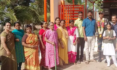 அக்னிபாத் வீரருக்கு பொதுமக்கள் உற்சாக வரவேற்பு