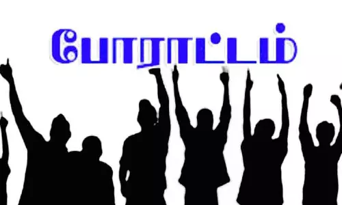 போக்குவரத்து தொழிலாளர்கள் ஆர்ப்பாட்டம்