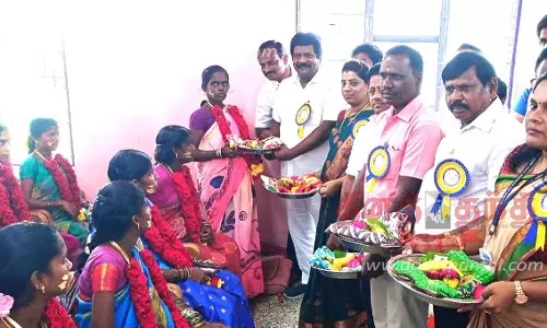 தண்டராம்பட்டில் கர்ப்பிணிகளுக்கு சமுதாய வளைகாப்பு நிகழ்ச்சி