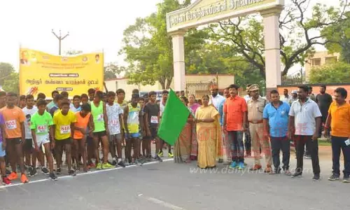அண்ணா பிறந்தநாளையொட்டி நெடுந்தூர ஓட்டப் போட்டி