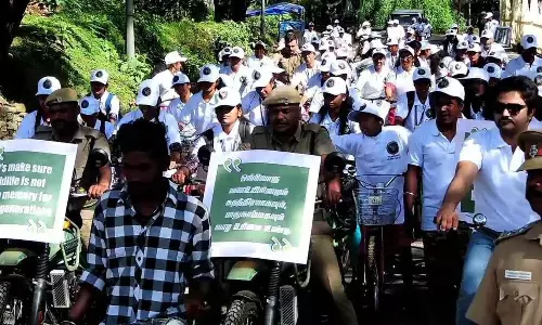 விழிப்புணர்வு சைக்கிள் ஊர்வலம் விழிப்புணர்வு சைக்கிள் ஊர்வலம்