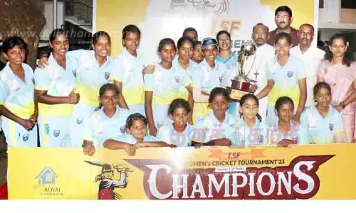 மாநில அளவிலான பெண்கள் கிரிக்கெட்: பியர்லஸ் பைட்டர்ஸ் அணி சாம்பியன்