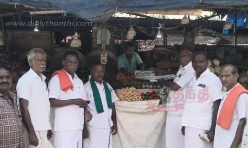 போராட்டத்துக்கு ஆதரவு கேட்டு பிரசாரம்