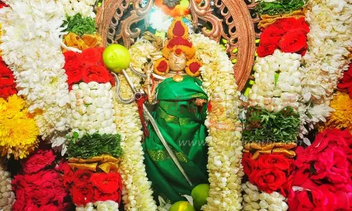 பல்லக்கில் புறப்பட்ட சுசீந்திரம் முன்னுதித்த நங்கை அம்மன் பல்லக்கில் புறப்பட்ட சுசீந்திரம் முன்னுதித்த நங்கை அம்மன்