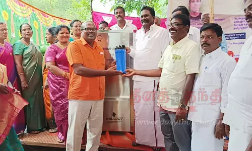 ரூ.60 லட்சம் மதிப்பிலான குடிநீர் சுத்திகரிப்பு எந்திரம்