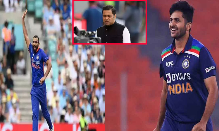 'பாகிஸ்தானுக்கு எதிரான ஆட்டத்தில் வெற்றி பெற ஷர்துல் தாக்கூருக்கு பதிலாக முகமது ஷமி விளையாட வேண்டும்'- ஆகாஷ் சோப்ரா