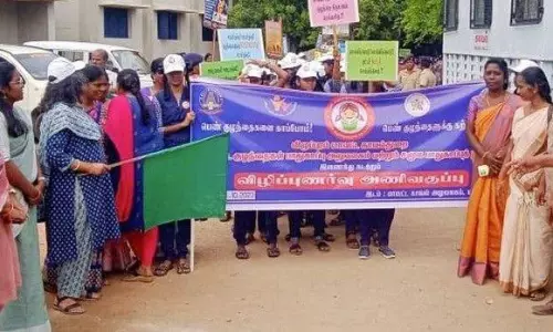 திருவெண்ணெய்நல்லூரில் குழந்தைகள் பாதுகாப்பு குறித்த விழிப்புணர்வு பேரணி
