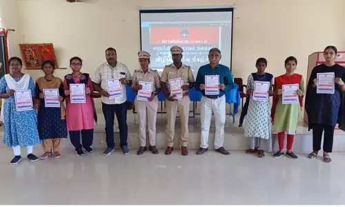 நிதி நிறுவன மோசடி குறித்து  மாணவ-மாணவிகளுக்கு விழிப்புணர்வு