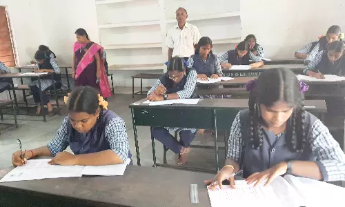 பிளஸ்-1 மாணவர்களுக்கான திறனறி தேர்வை 4,659 பேர் எழுதினர்