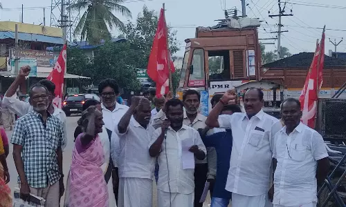 மார்க்சிஸ்ட் லெனினிஸ்ட் ஆர்ப்பாட்டம்