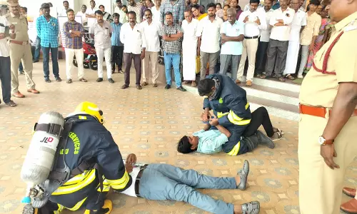 பேரிடர் கால முன்னெச்சரிக்கை மாதிரி பயிற்சி