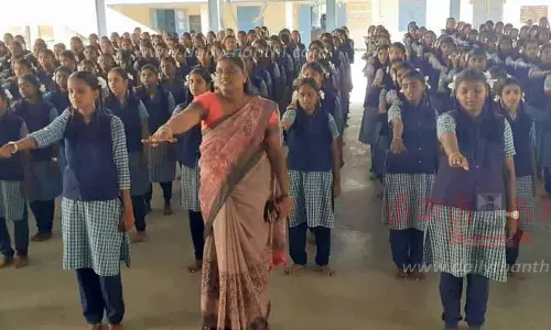 ஆரணி மகளிர் மேல்நிலைப்பள்ளியில் குழந்தை திருமண எதிர்ப்பு உறுதிமொழி