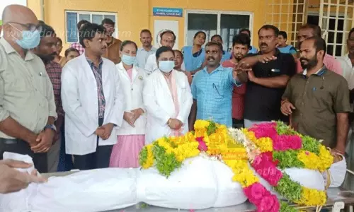 மூளைச்சாவு அடைந்த விவசாயியின் உடல் உறுப்புகள் தானம்