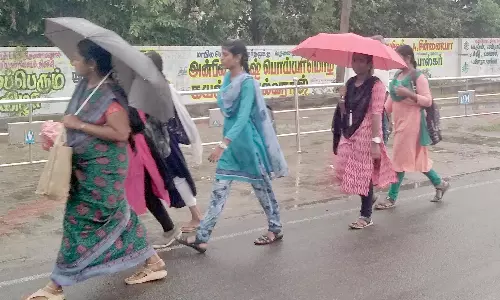 புதுக்கோட்டையில் 2-வது நாளாக மழை