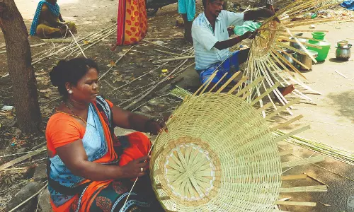 மூங்கில் கூடை உற்பத்தி முடங்கும் அபாயம்...