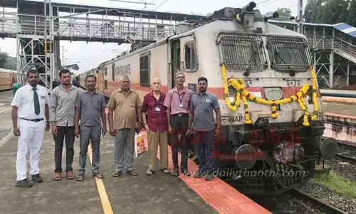 செங்கோட்டை- நெல்லை இடையே மின்சார ரெயில் இயக்கம்