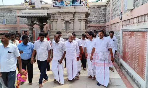 சென்னிமலை முருகன் கோவிலில்   ரூ.6¾ கோடியில் மலைப்பாதை சீரமைப்பு  அமைச்சர்கள் சேகர்பாபு, மு.பெ.சாமிநாதன் தகவல்