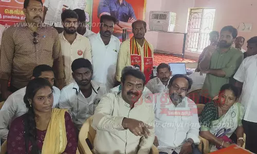 எந்த தேர்தலாக இருந்தாலும் நாம் தமிழர் கட்சி தனித்து போட்டியிடும்