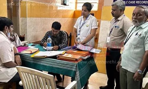 2-வது நாளாக   ஈரோடு அரசு ஆஸ்பத்திரியில் மதிப்பீட்டு குழு ஆய்வு