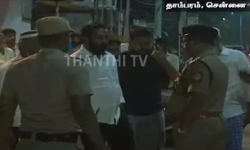 தாம்பரத்தில் பா.ஜ.க. கொடி கம்பத்தை அகற்றிய விவகாரம் - காவல்துறை விளக்கம்