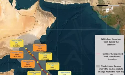 ஓமனில் லேசான நிலநடுக்கம்; தேஜ் புயல் இன்று கரையை கடக்கிறது