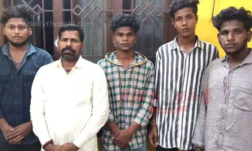 வீடு புகுந்து புதுப்பெண்ணை கடத்த முயற்சி : 5 பேர் கைது