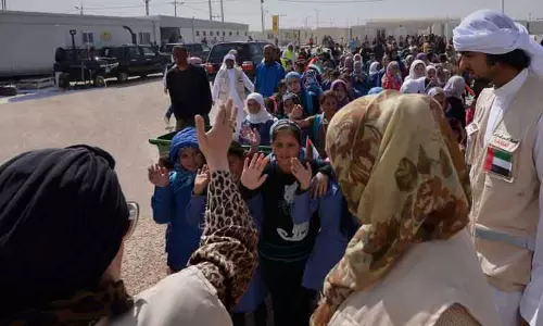 காசா மக்களுக்கு 3 கோடி திர்ஹாம் உதவி; சார்ஜா ஆட்சியாளர் மனைவி அறிவிப்பு