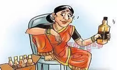 மது விற்ற பெண் கைது மது விற்ற பெண் கைது