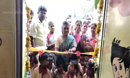 புதிய அங்கன்வாடி கட்டிடம் திறப்பு