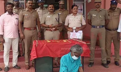 கன்னியாகுமரி அருகே வீட்டின் கதவை உடைத்து 40 பவுன் நகை திருடிய கேரள ஆசாமி கைது