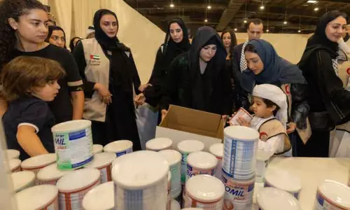 பாலஸ்தீன மக்களுக்கு நிவாரண உதவி: துபாய் சார்பில் 7,500 நிவாரண தொகுப்பு சேகரிப்பு